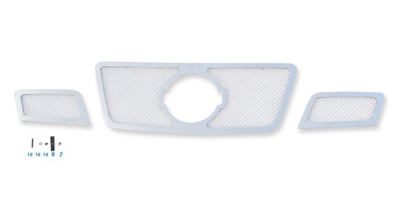 2008-2012 Nissan Pathfinder  With Logo Show Main Upper Wire Mesh Grille