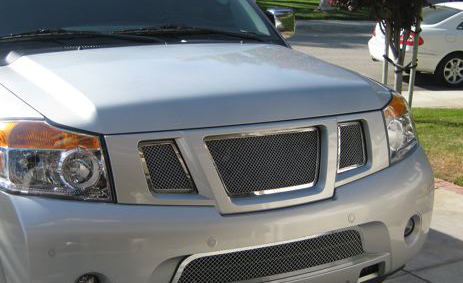 2008-2015 Nissan Armada Main Upper Wire Mesh Grille