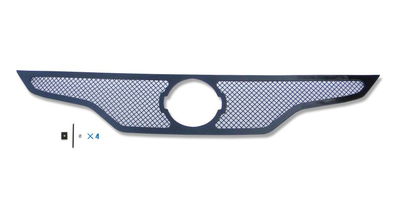 2010-2012 Nissan Altima Coupe Main Upper Black Wire Mesh Grille