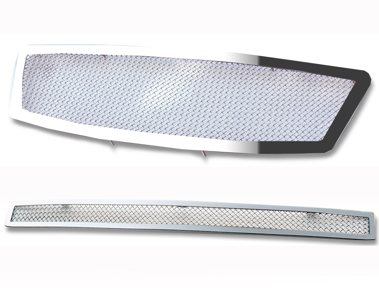 2003-2005 Infiniti FX45 /2003-2005 Infiniti FX35 Main Upper + Lower Bumper Wire Mesh Grille