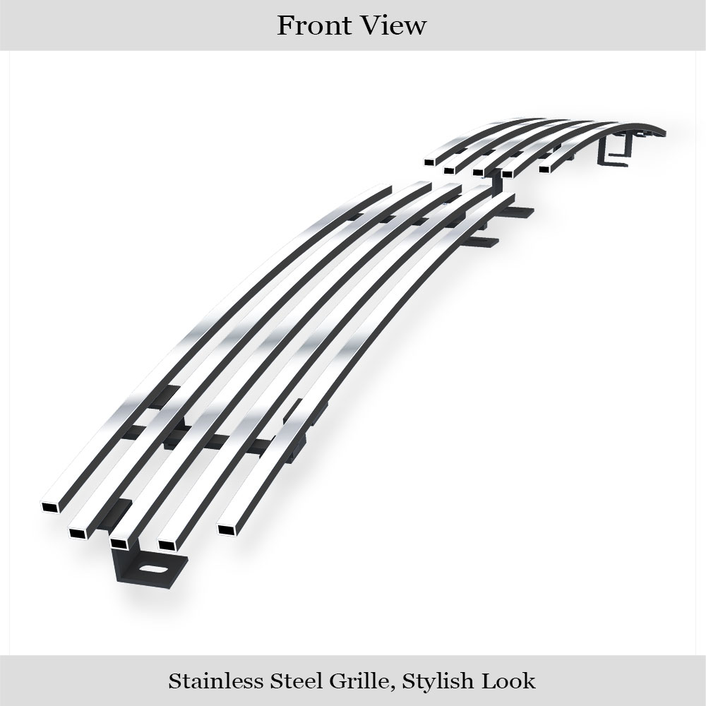 1995-1997 Nissan Hardbody Pickup Lower Bumper Stainless Steel Billet Grille