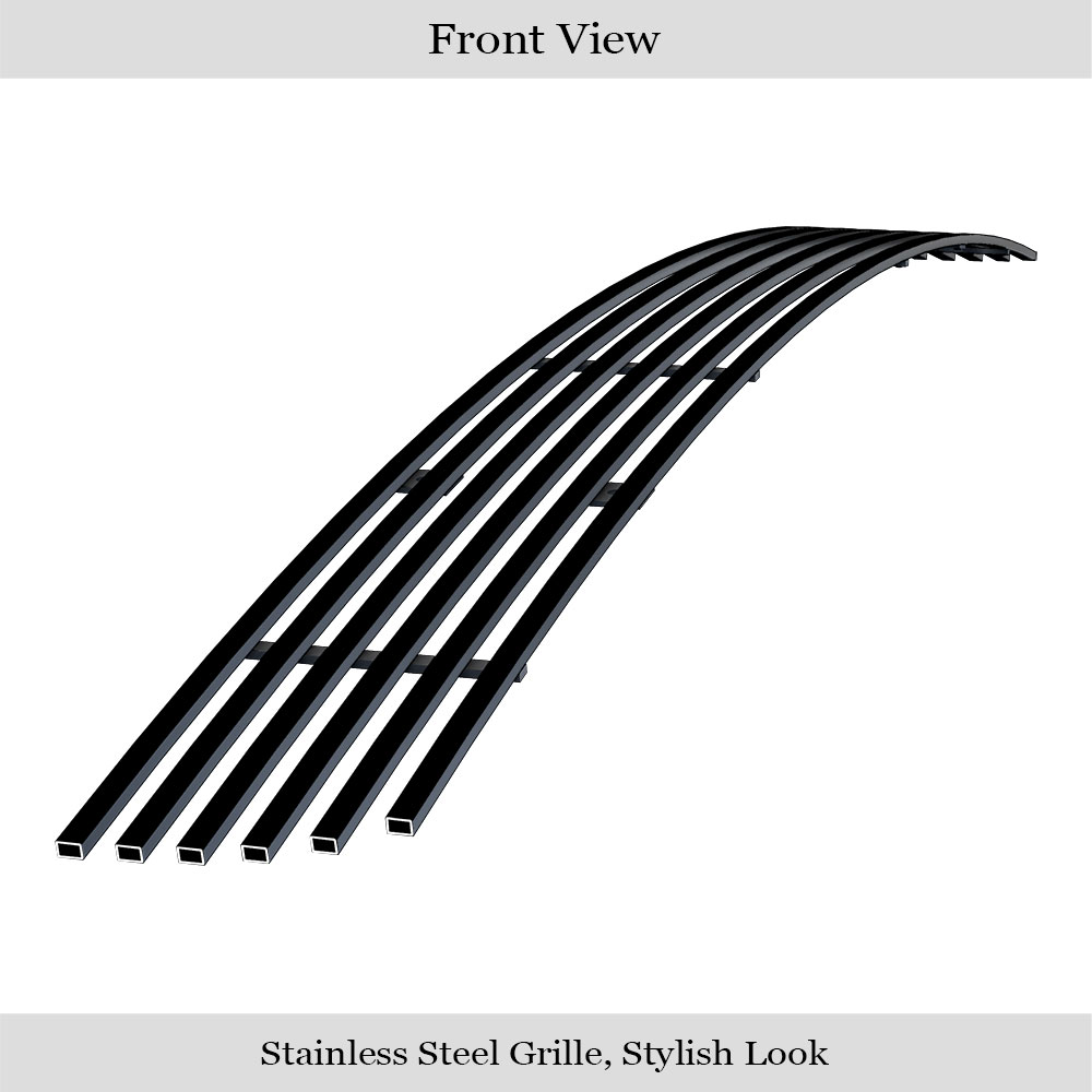 2004-2006 Nissan Sentra Lower Bumper Black Stainless Steel Billet Grille