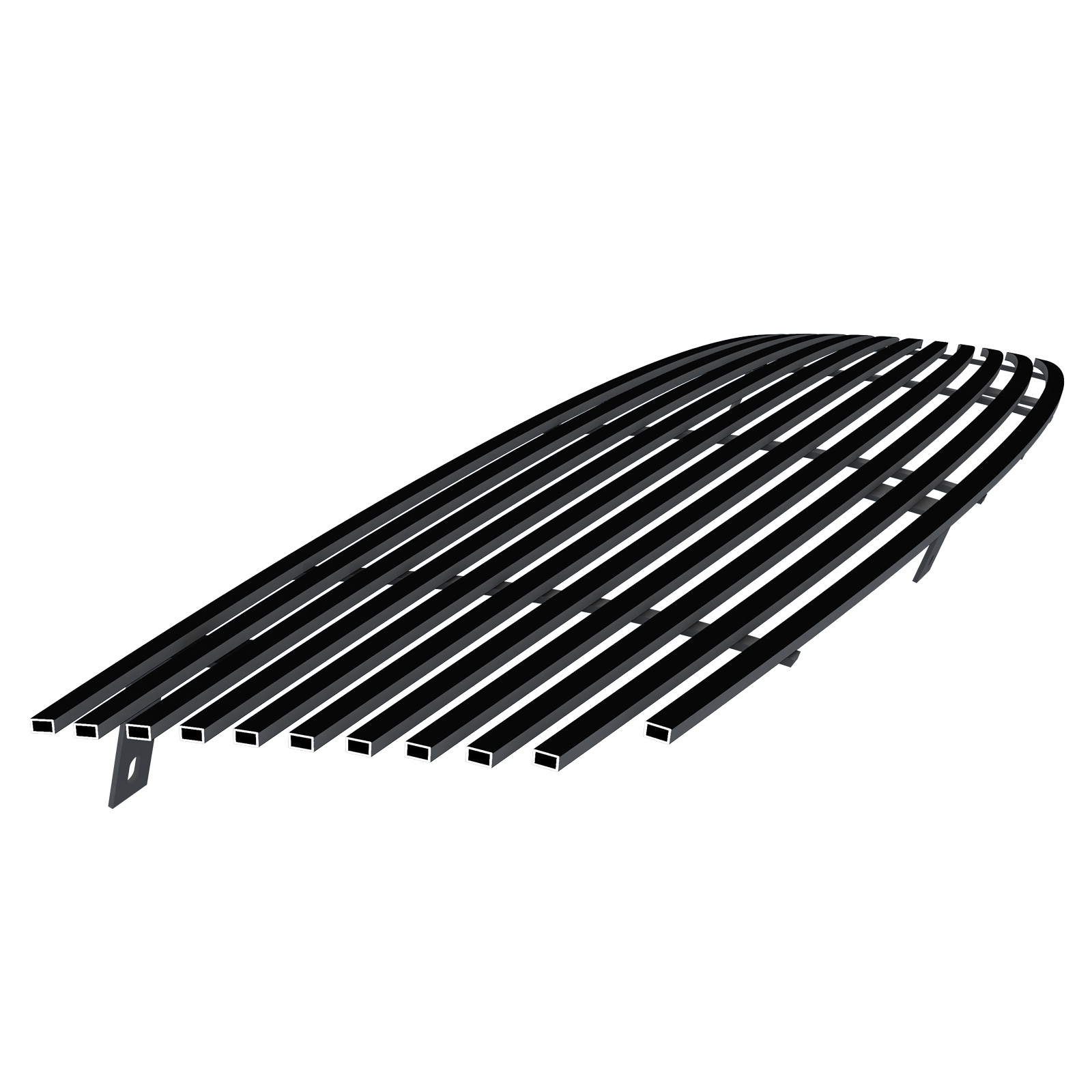 2004-2006 Nissan Maxima Main Upper Black Stainless Steel Billet Grille