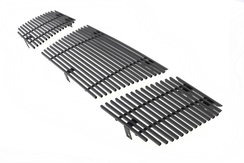 2004-2007 Nissan Armada /2004-2007 Nissan Titan Main Upper Black Stainless Steel Billet Grille
