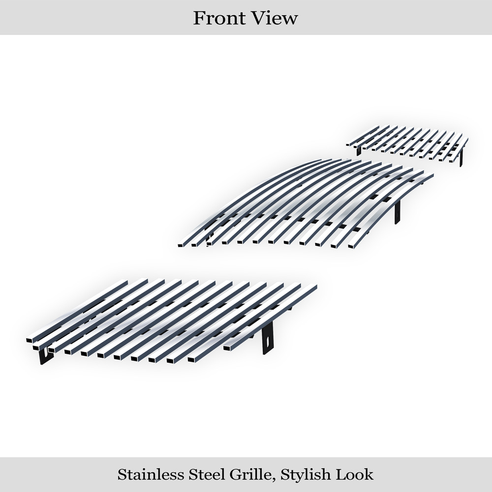 2004-2007 Nissan Armada /2004-2007 Nissan Titan Main Upper Stainless Steel Billet Grille