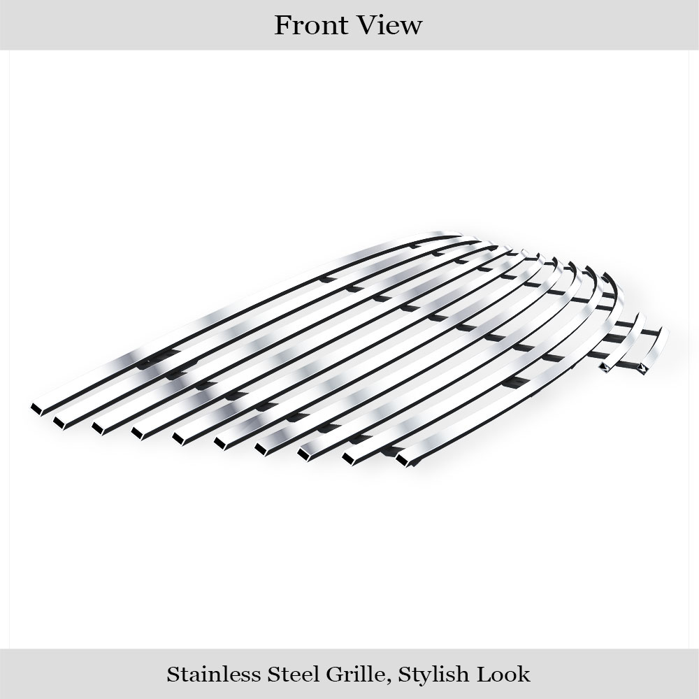 2007-2009 Nissan Altima Sedan Main Upper Stainless Steel Billet Grille