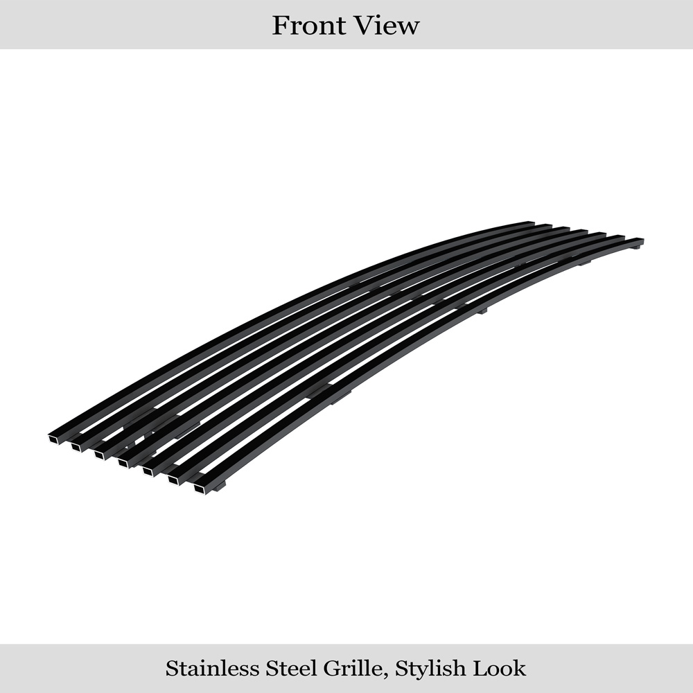 2009-2014 Nissan Cube Not For Krom edition Main Upper Black Stainless Steel Billet Grille