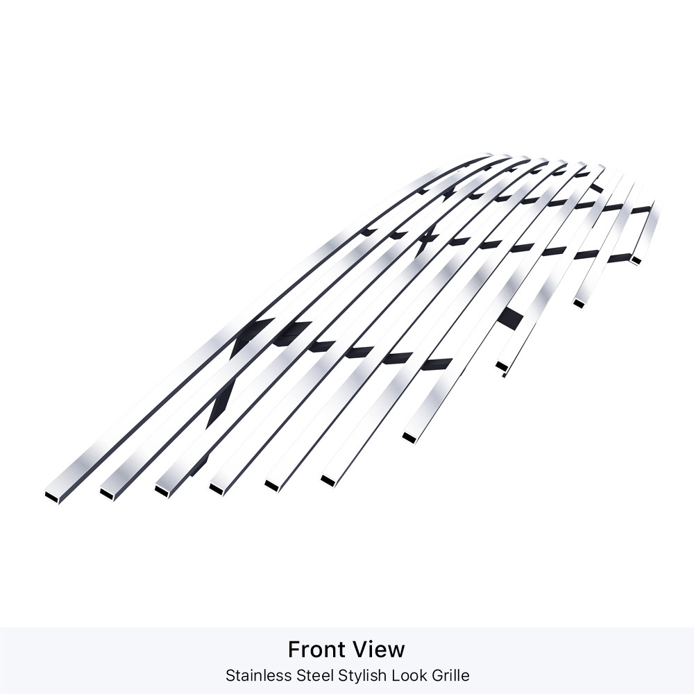 2010-2012 Nissan Sentra Not For SR/SER/SER Spec V Model Main Upper Stainless Steel Billet Grille