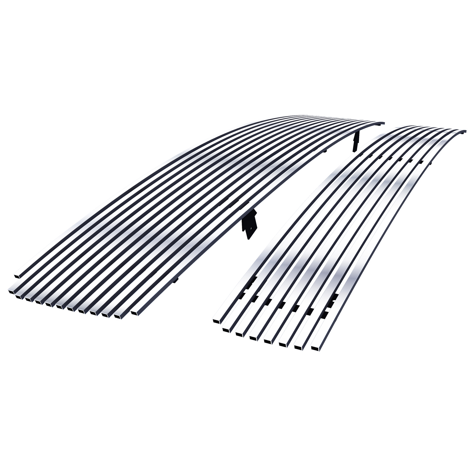 2009-2014 Nissan Maxima Main Upper + Lower Bumper High Density SS Billet Grille