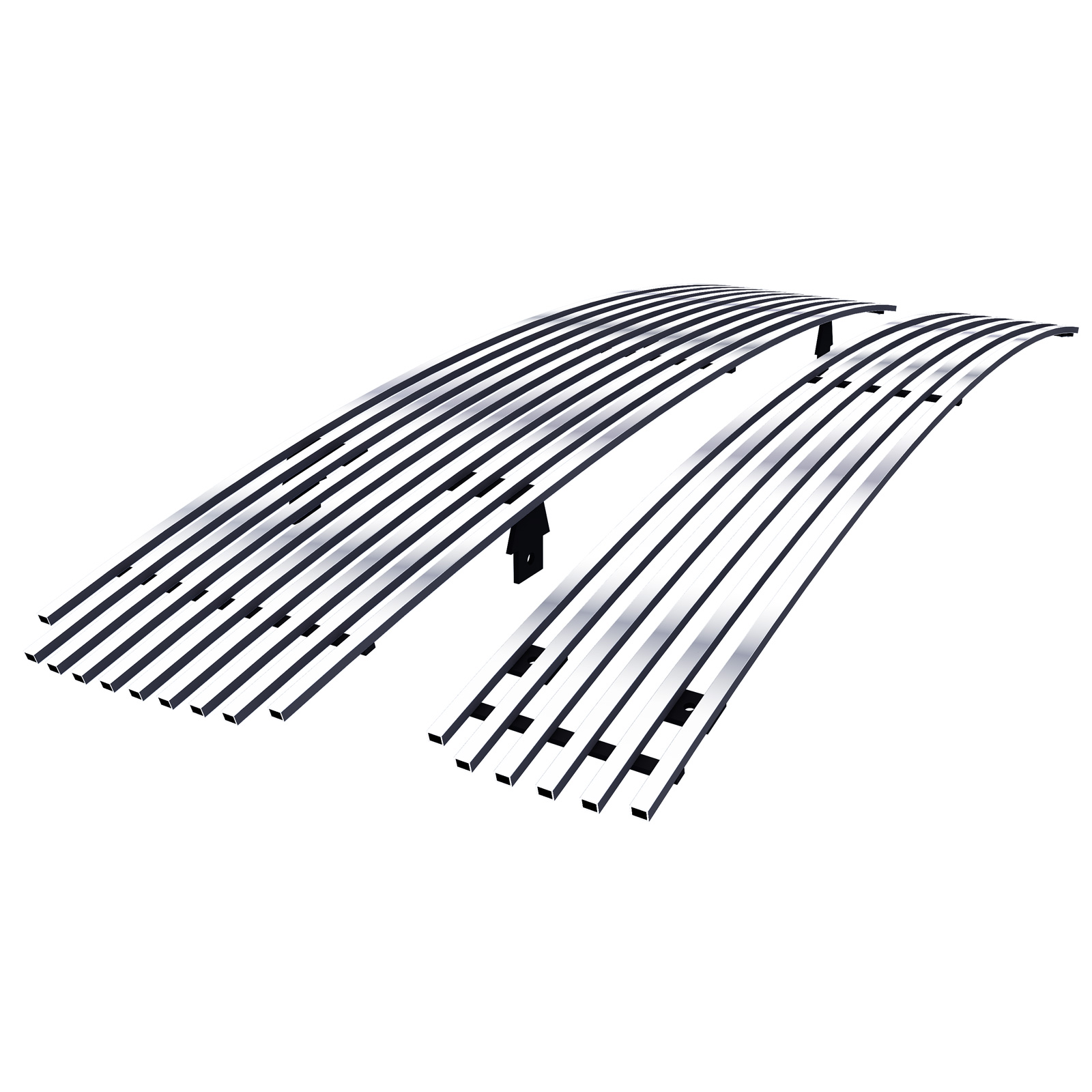 2009-2014 Nissan Maxima Main Upper + Lower Bumper Stainless Steel Billet Grille