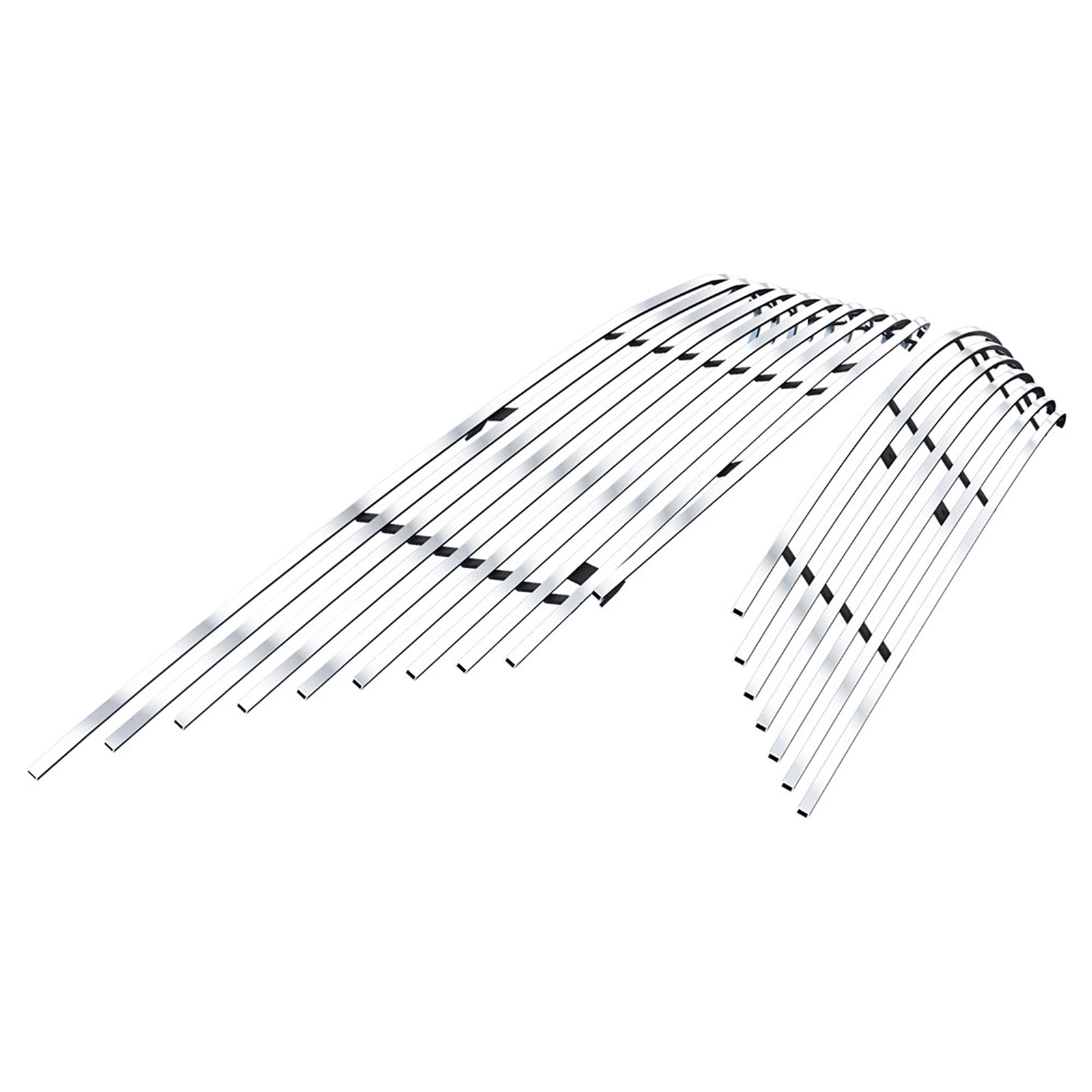 2003-2008 Nissan Murano Main Upper + Lower Bumper Stainless Steel Billet Grille