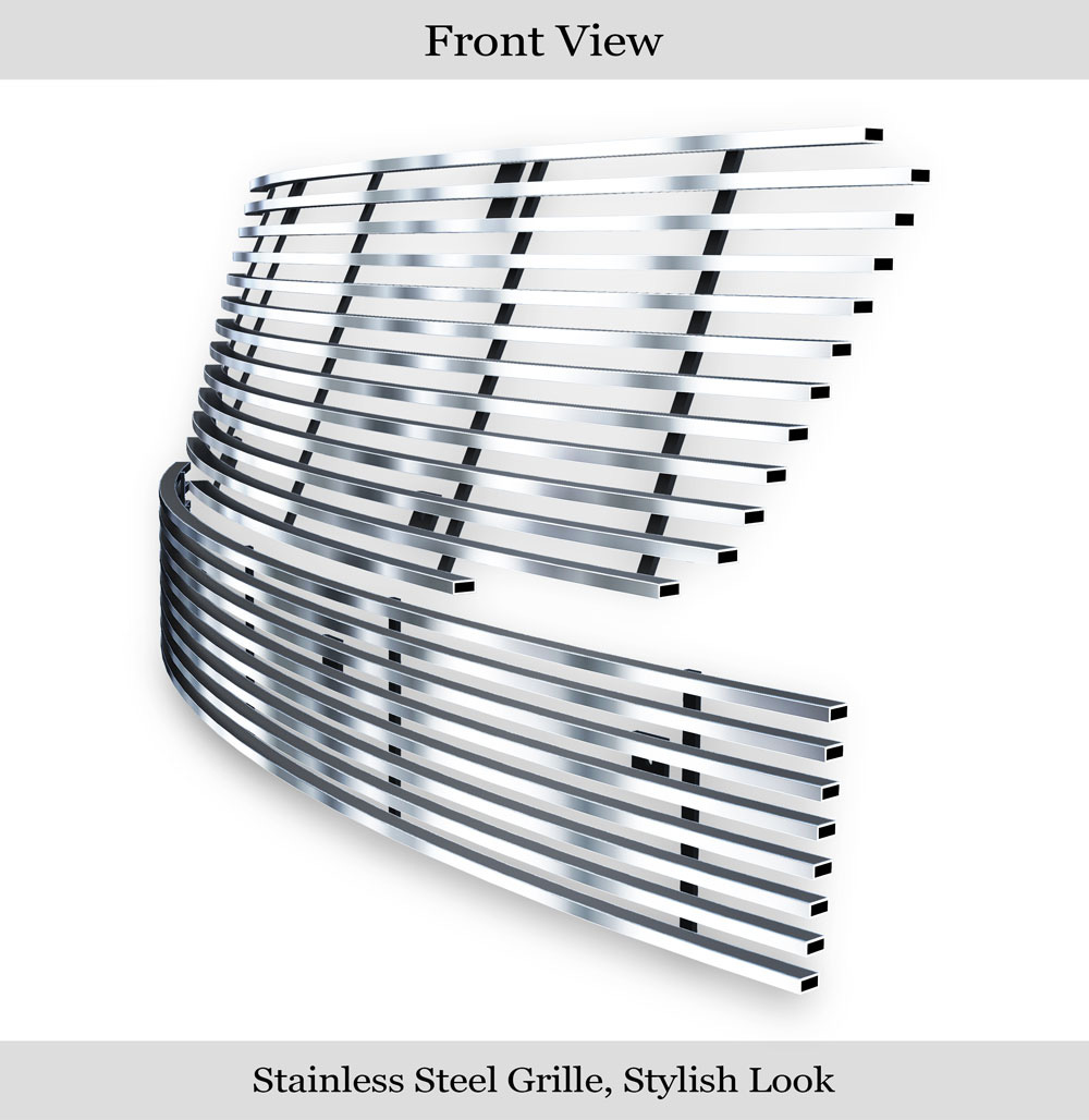 2005-2006 Nissan Altima MAIN UPPER + LOWER BUMPER Stainless Steel Billet Grille