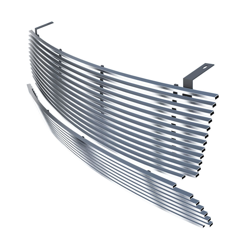 2002-2004 Nissan Altima MAIN UPPER + LOWER BUMPER Stainless Steel Billet Grille