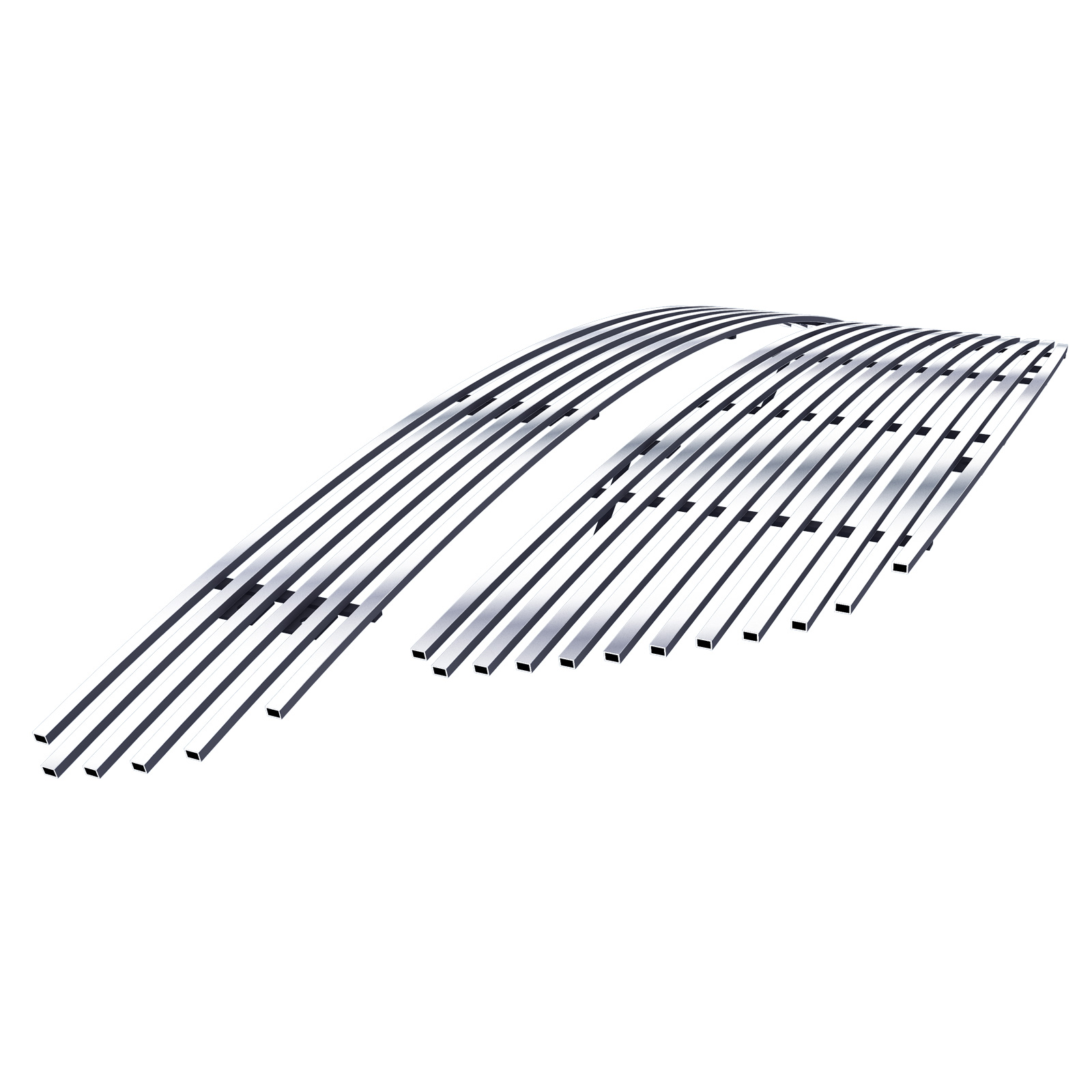 2002-2004 Nissan Altima Main Upper + Lower Bumper Stainless Steel Billet Grille