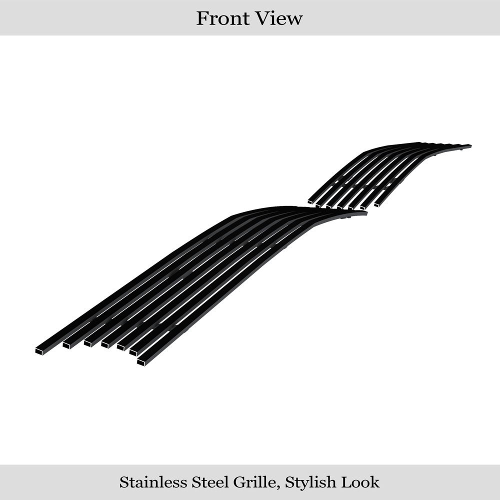 2005-2009 Pontiac G6 Not For GXP Model Lower Bumper Black Stainless Steel Billet Grille