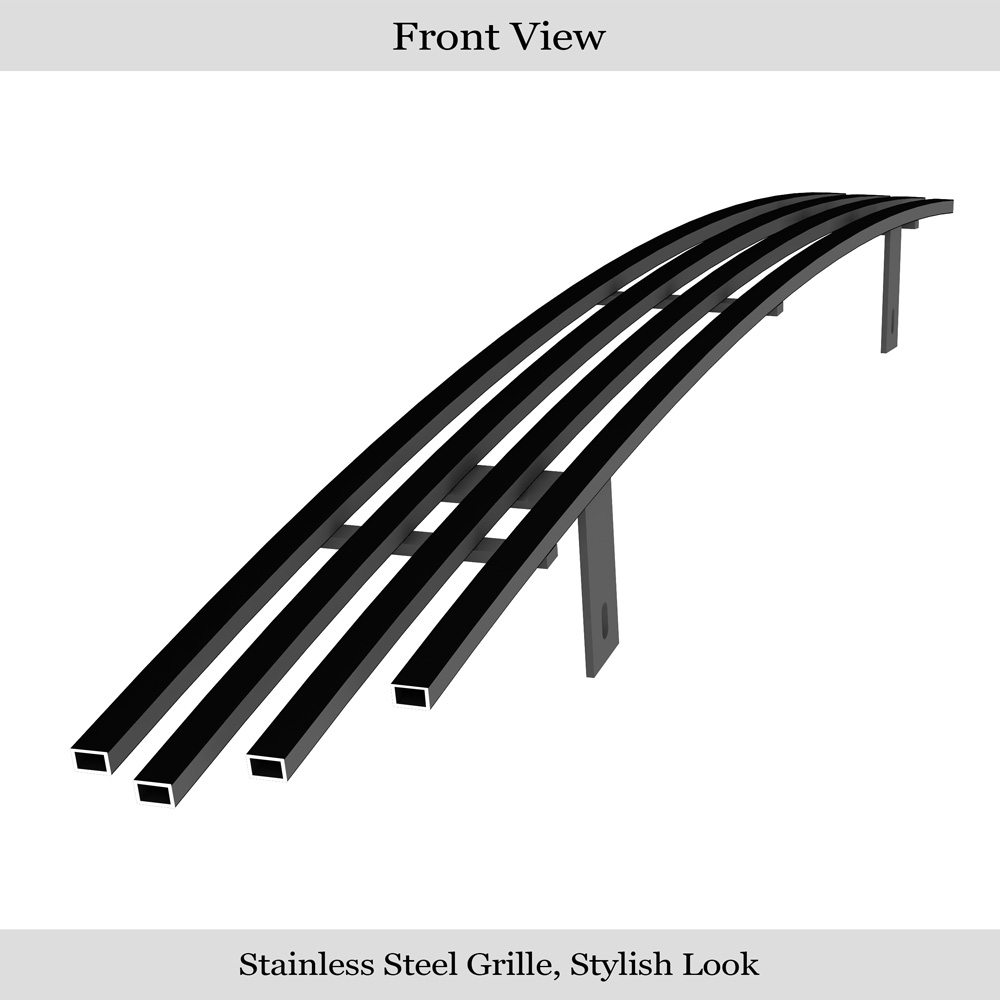 2011-2014 Chrysler 300 (Not For SRT8 And John Varvatos Limited Edition)/2011-2014 Chrysler 300C (Not For SRT8 And John Varvatos Limited Edition) Lower Bumper Black Stainless Steel Billet Grille
