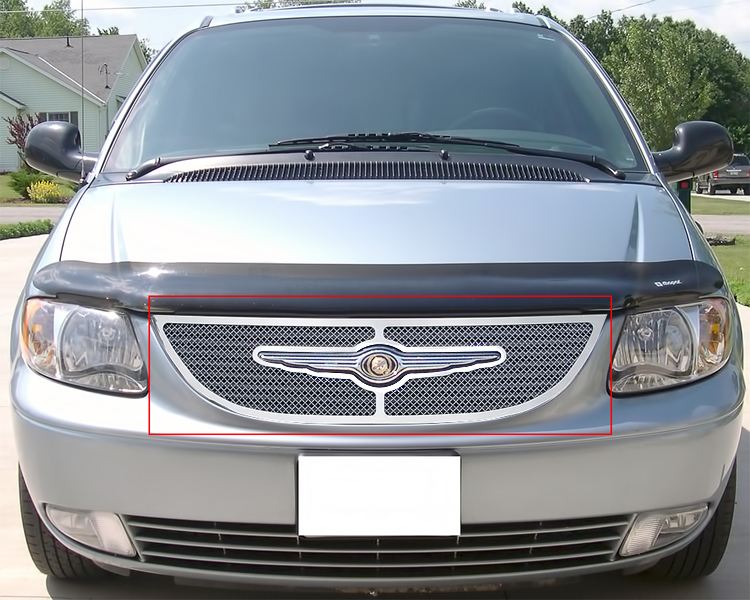 2001-2004 Chrysler Town & Country Main Upper Wire Mesh Grille