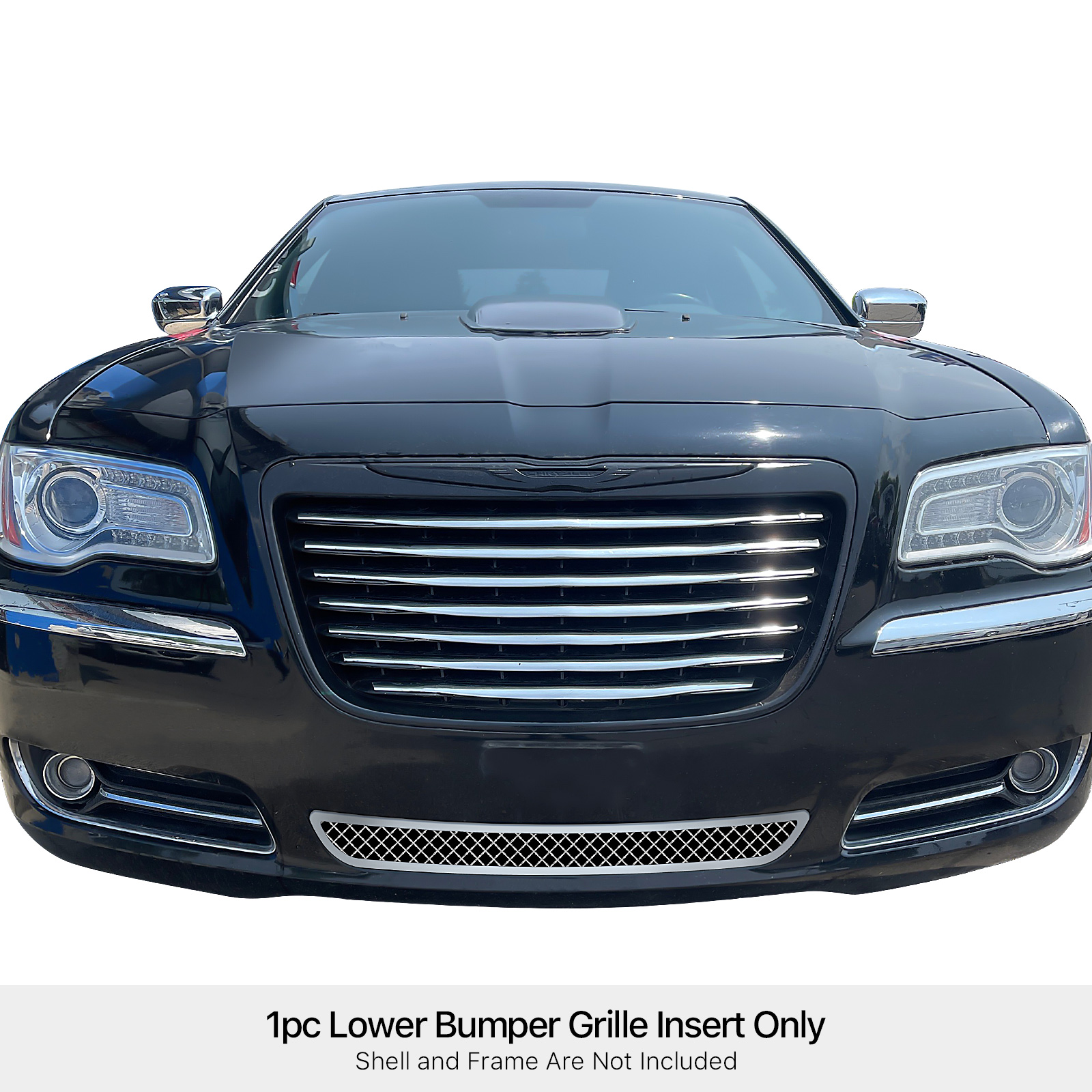 2011-2014 Chrysler 300 (Not For SRT8 And John Varvatos Limited Edition)/2011-2014 Chrysler 300C (Not For SRT8 And John Varvatos Limited Edition) Lower Bumper Wire Mesh Grille