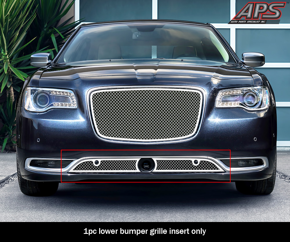 2015-2023 Chrysler 300C/300S With Adaptive Cruise Control Lower Bumper Wire Mesh Grille