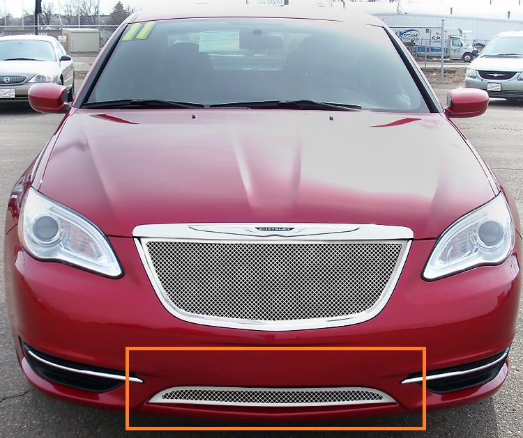 2011-2014 Chrysler 200 Lower Bumper Wire Mesh Grille