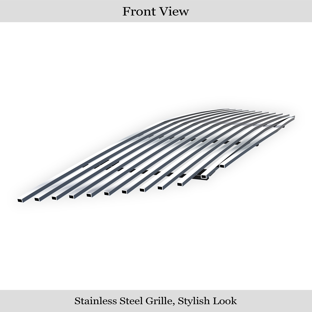 2011-2014 Chrysler 200 MAIN UPPER Stainless Steel Billet Grille