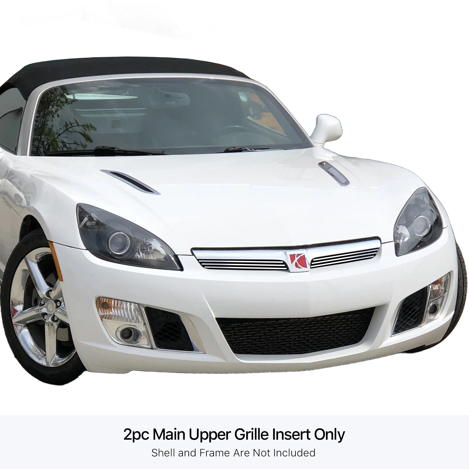 2007-2009 Saturn Sky Red Line Main Upper Stainless Steel Billet Grille