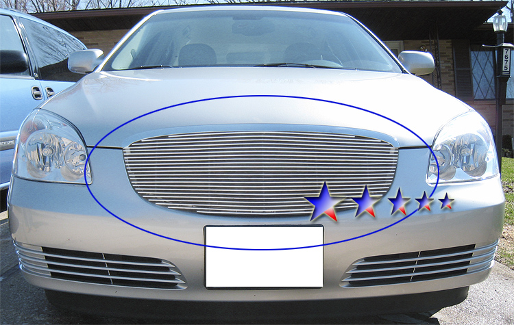 2006-2009 Buick Lucerne Not for Super Model MAIN UPPER Aluminum Billetuminum Billet Grille