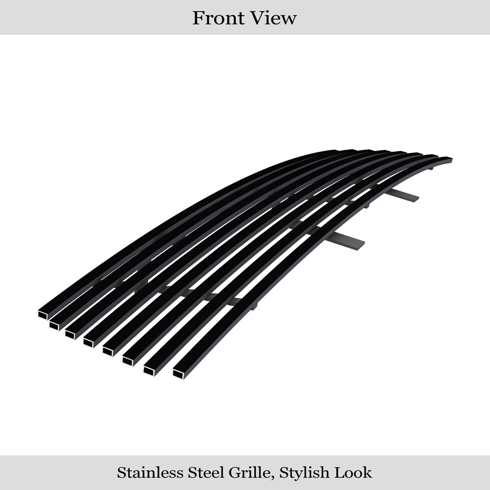 2006-2007 Saturn Vue Not For Red Line Lower Bumper Black Stainless Steel Billet Grille