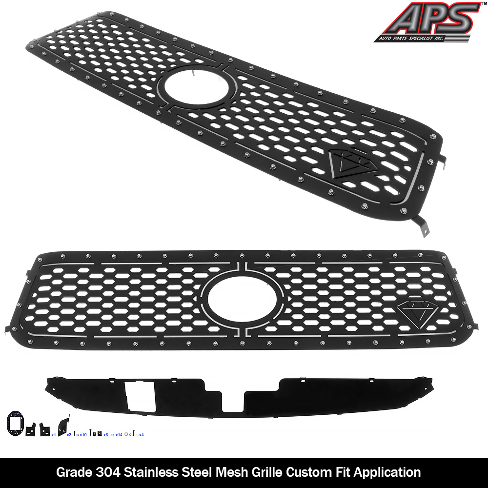 2018-2019 Toyota Tundra with front sensor TSS Main Upper Sheet Grille