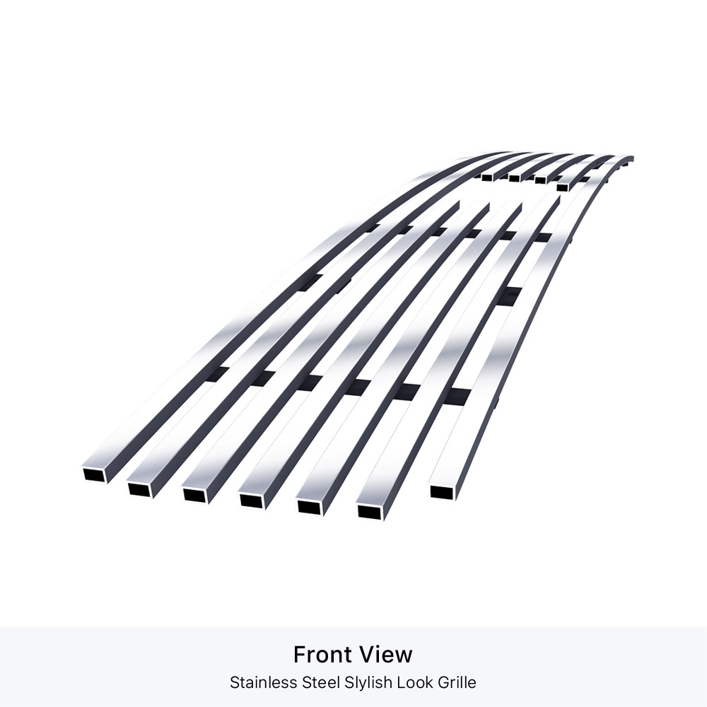 1992-1994 Toyota Pickup 4WD Logo Show Main Upper Stainless Steel Billet Grille