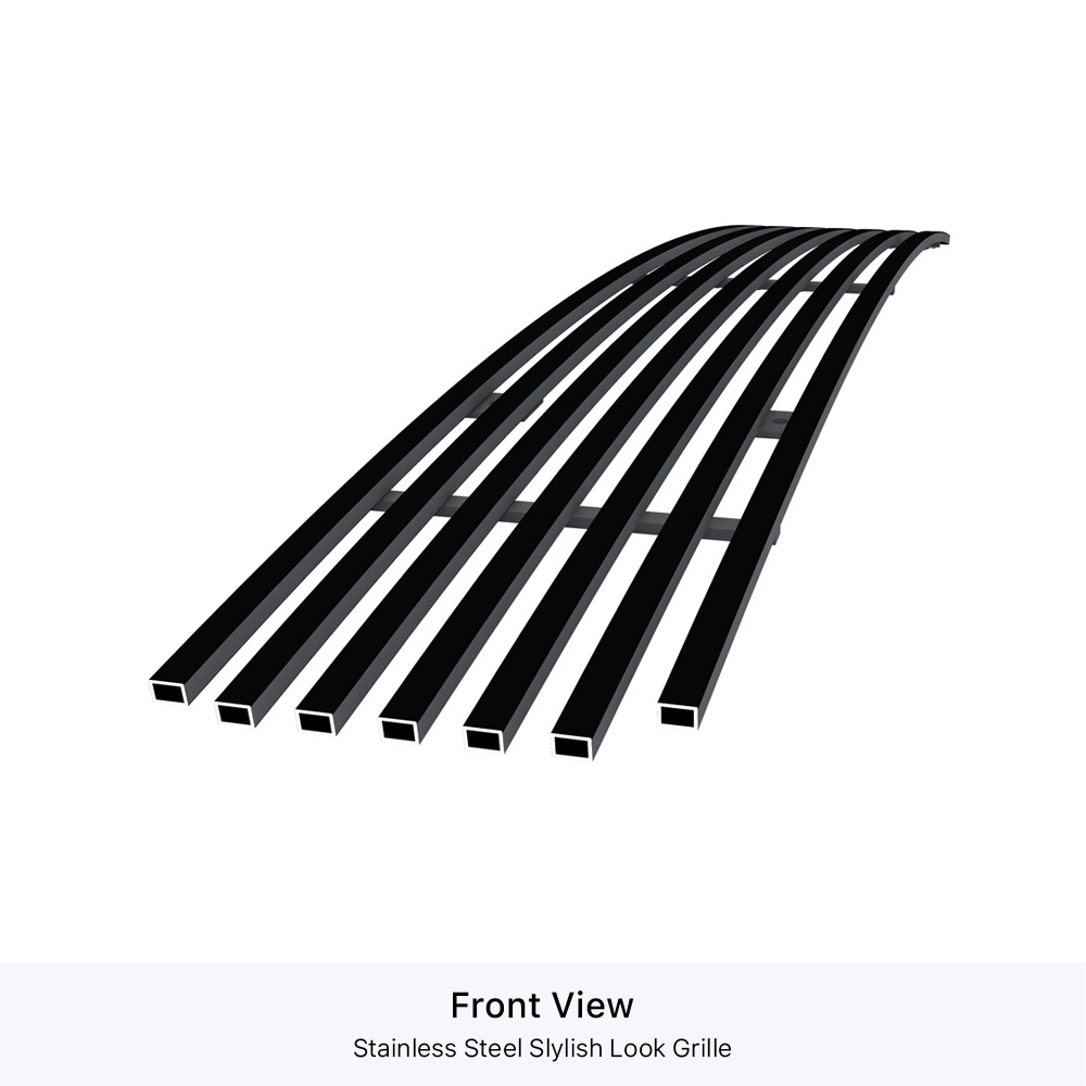 1992-1995 Toyota Pickup 4WD Main Upper Black Stainless Steel Billet Grille