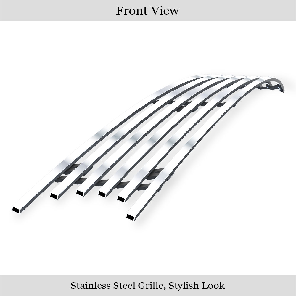 2006-2009 Toyota Prius With Fog Light LOWER BUMPER Stainless Steel Billet Grille