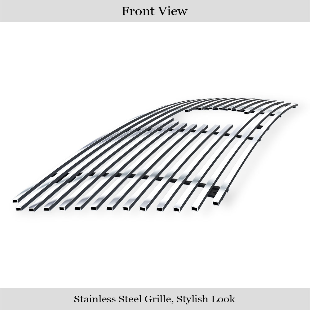 2007-2009 Toyota Tundra With Logo Show Main Upper Stainless Steel Billet Grille