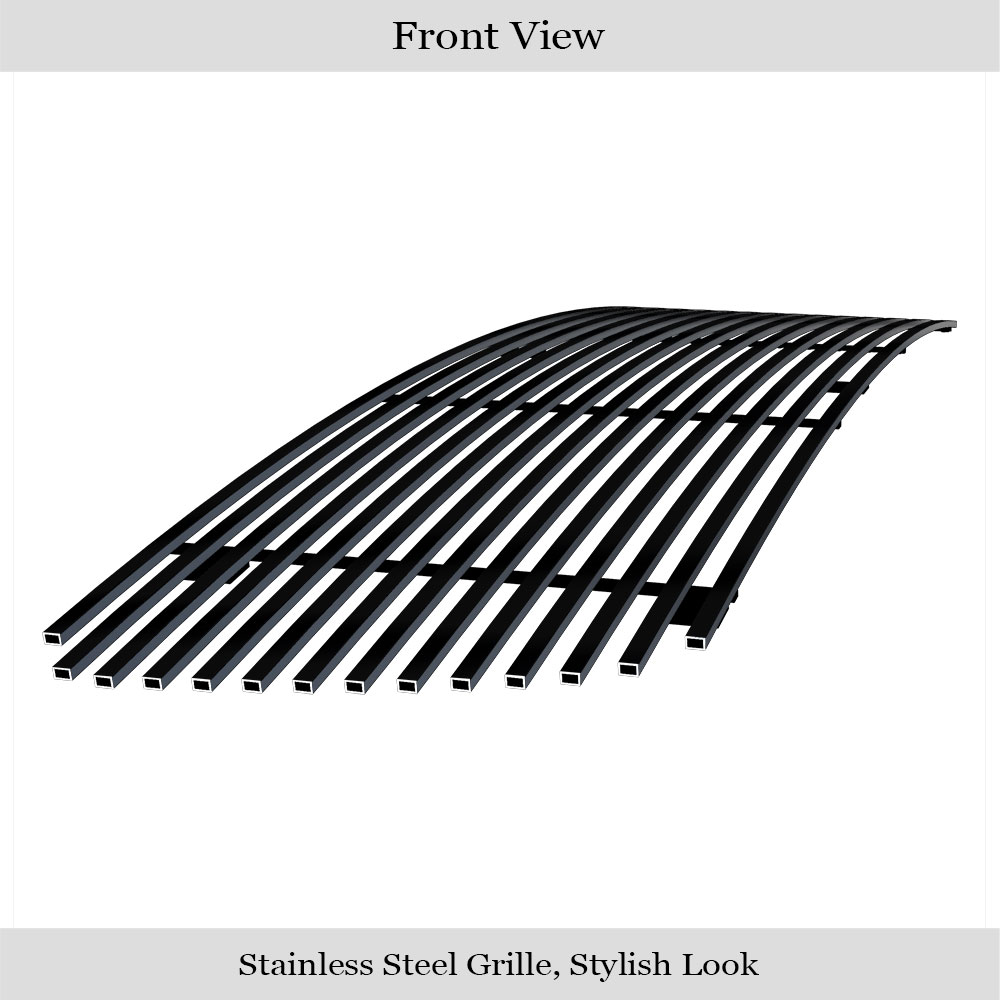 2007-2009 Toyota Tundra Main Upper Black Stainless Steel Billet Grille