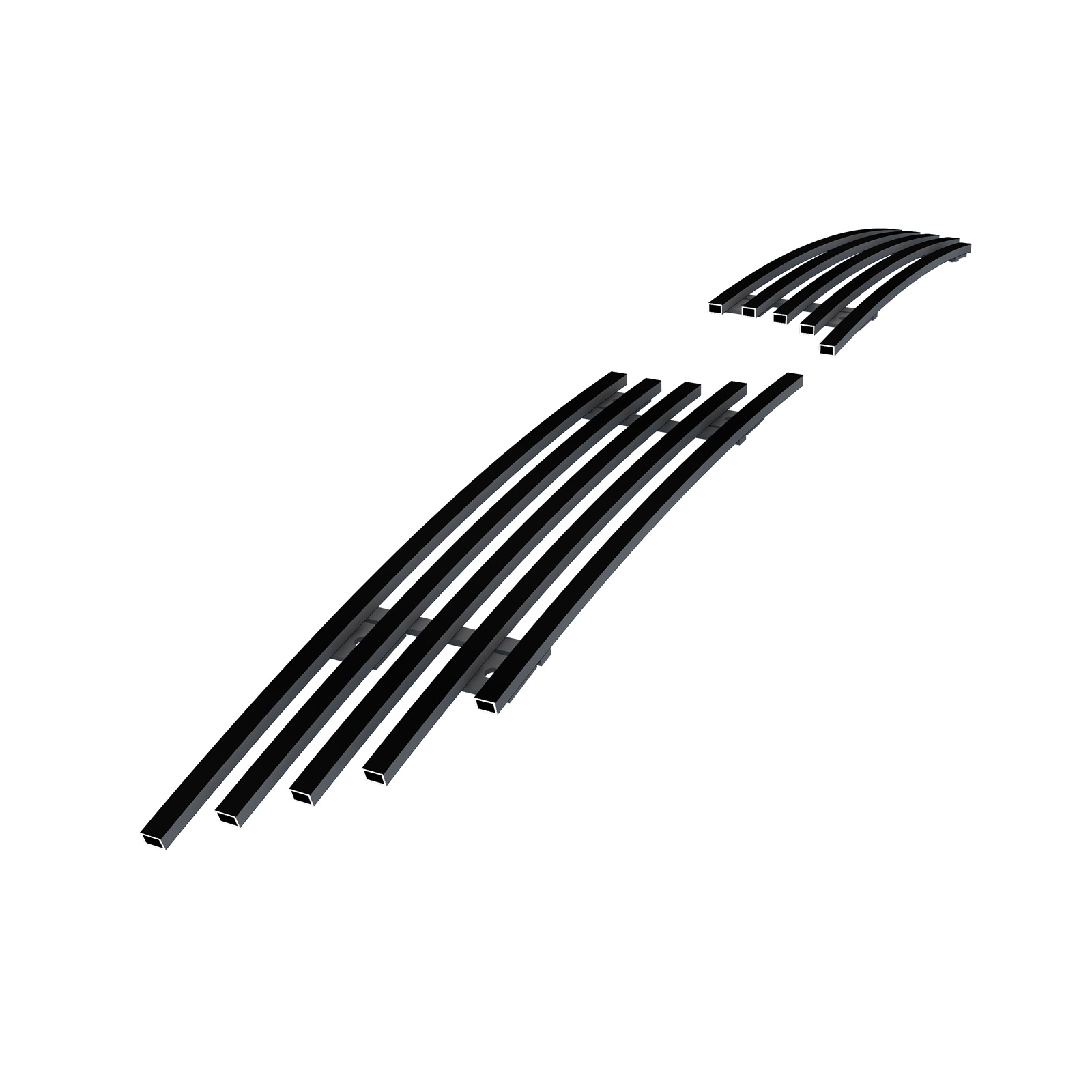 2020-2024 Toyota 4Runner Not For Limited Edition Main Upper Black Stainless Steel Billet Grille