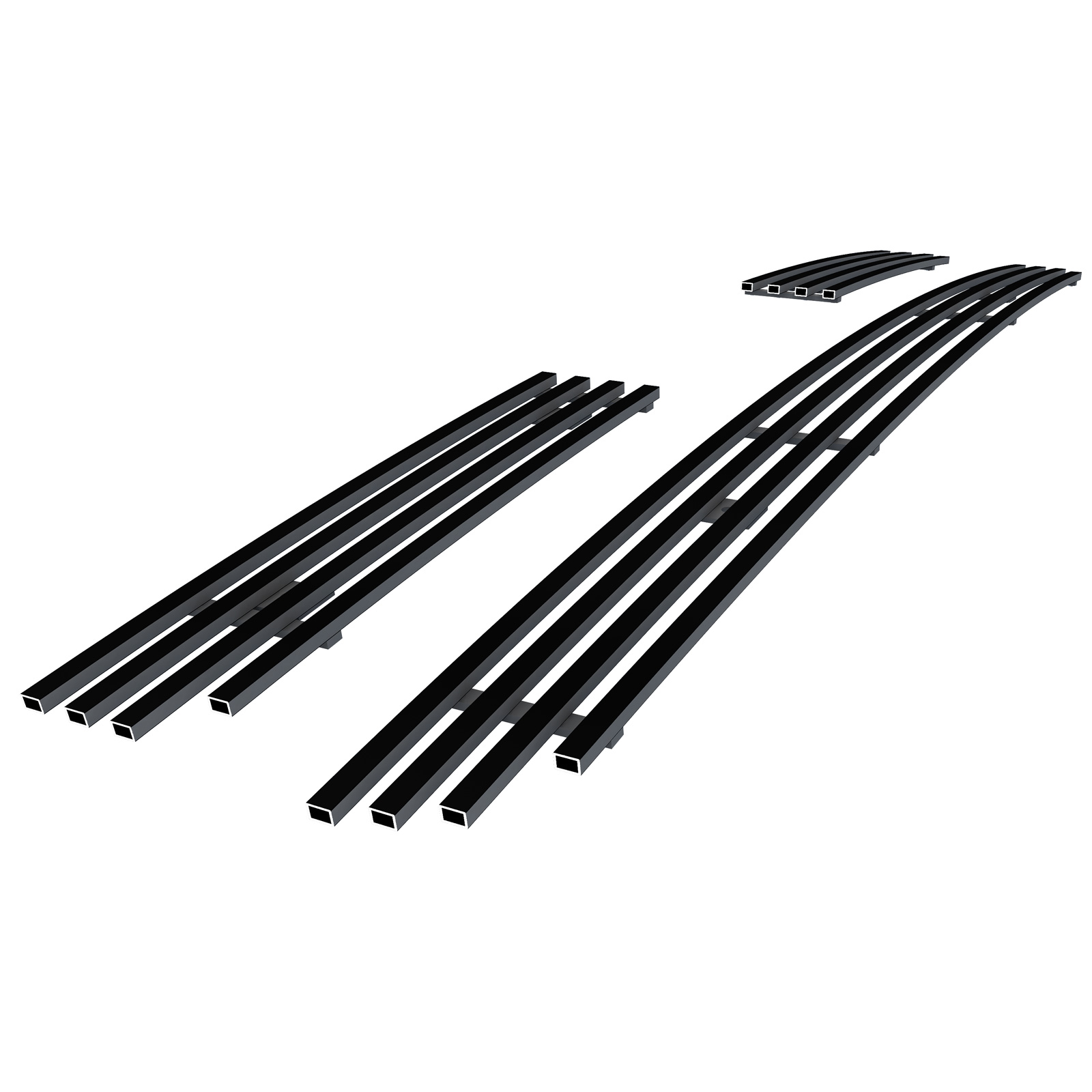 2001-2003 Toyota RAV4 Not For S Model Lower Bumper Black Stainless Steel Billet Grille