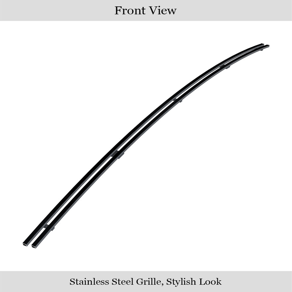 2014-2021 Toyota Tundra Hood Scoop Black Stainless Steel Billet Grille