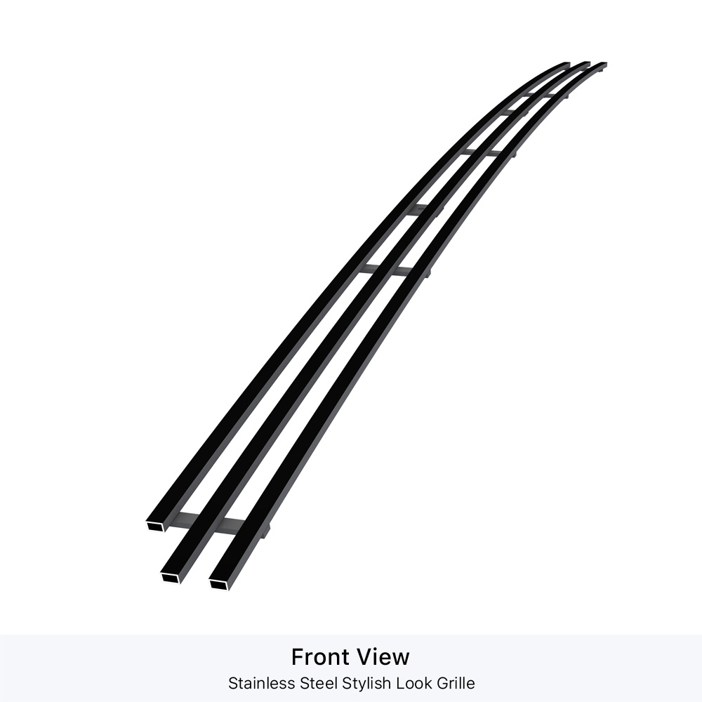 2014-2021 Toyota Tundra Lower Bumper Black Stainless Steel Billet Grille