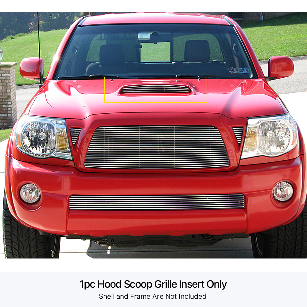 2005-2011 Toyota Tacoma TRD Sport Hood Grille Hood Scoop Aluminum Billet Grille
