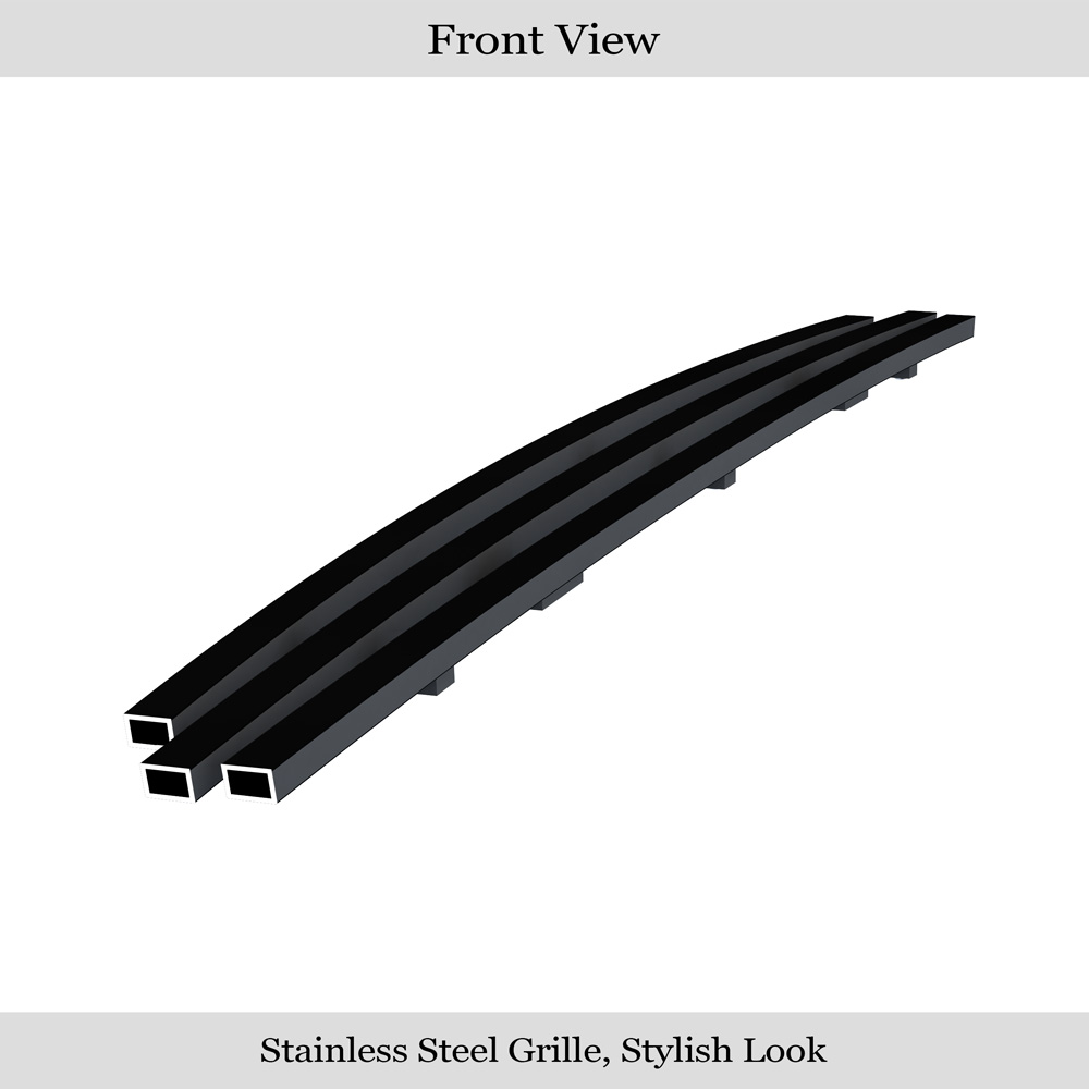 2005-2011 Toyota Tacoma TRD Sport Hood Grille Hood Scoop Black Stainless Steel Billet Grille