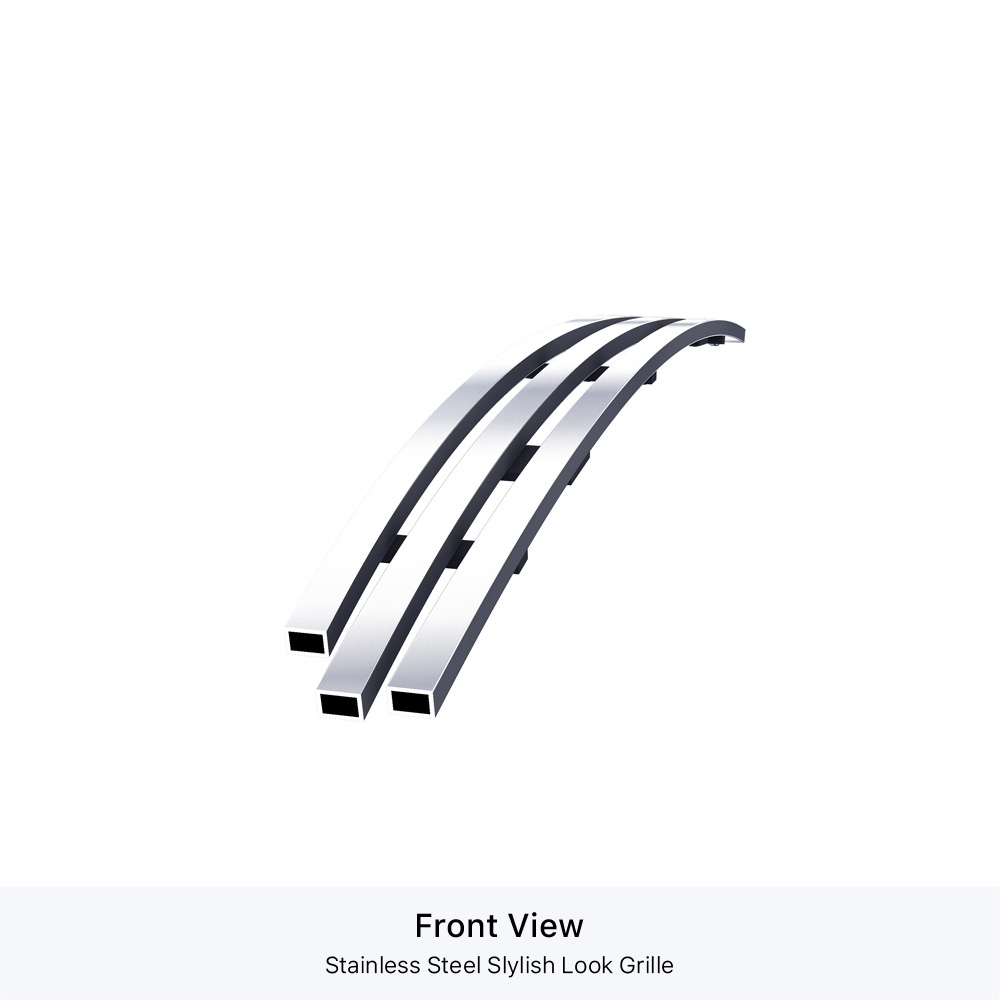 2005-2011 Toyota Tacoma TRD Sport Hood Grille Hood Scoop Stainless Steel Billet Grille
