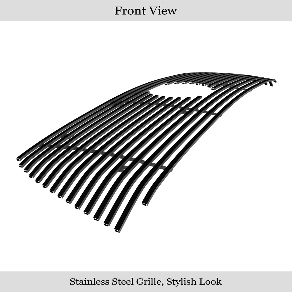 2008-2017 Toyota Sequoia Main Upper Black Stainless Steel Billet Grille
