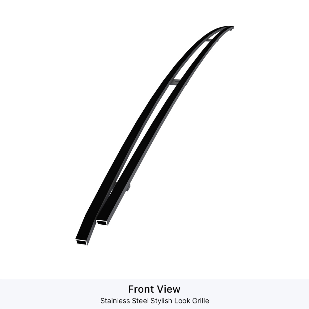 2010-2013 Toyota Tundra Hood Scoop Hood Scoop Black Stainless Steel Billet Grille