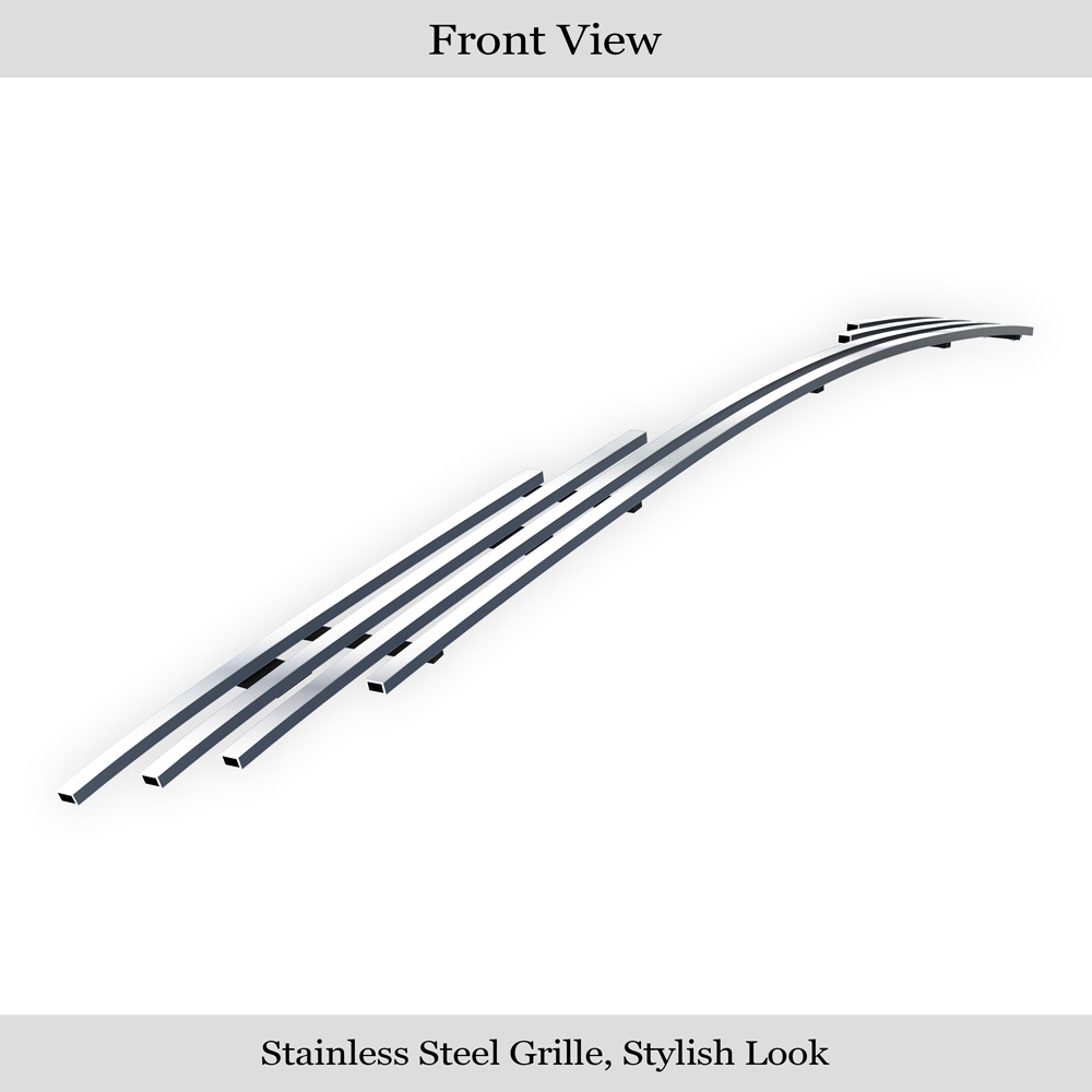 2012-2014 Toyota Camry (Not For SE ) MAIN UPPER Stainless Steel Billet Grille
