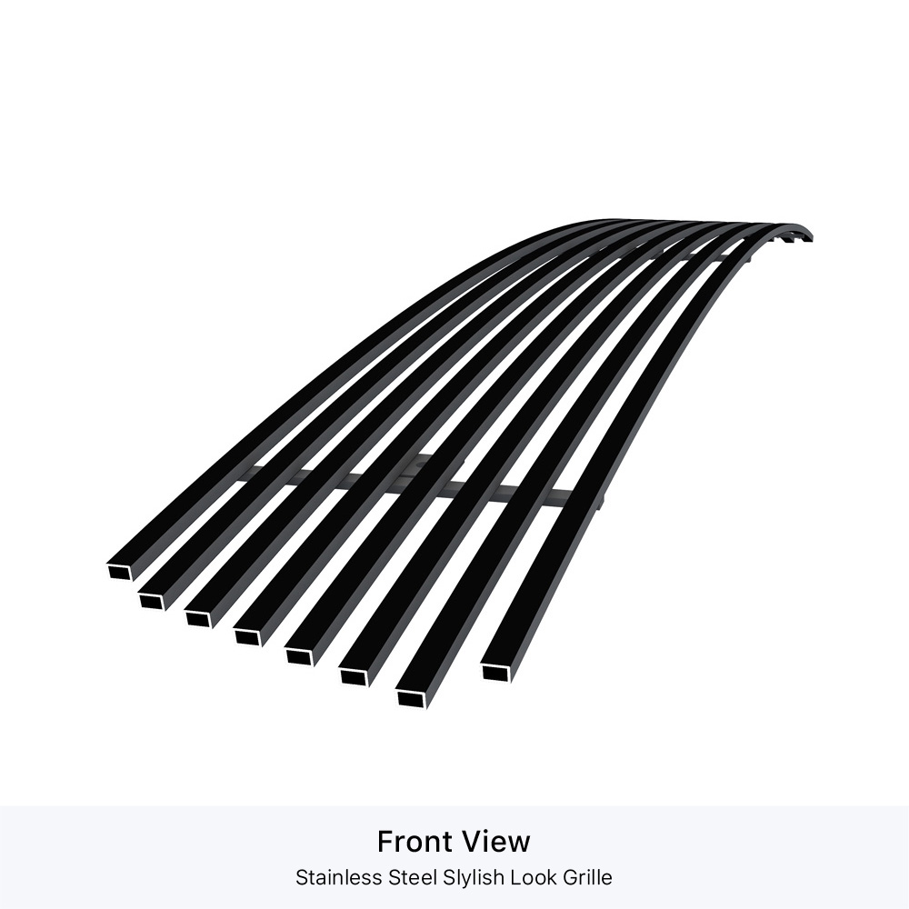 2012-2014 Toyota Camry Not For SE Lower Bumper Black Stainless Steel Billet Grille