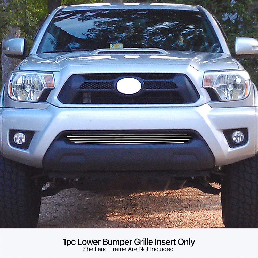 2012-2015 Toyota   Tacoma (Not For X-Runner) Lower Bumper Aluminum Billet Grille