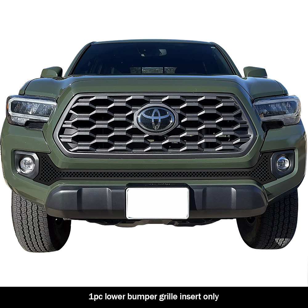 2016-2023 Toyota Tacoma Lower Bumper Black Wire Mesh Grille