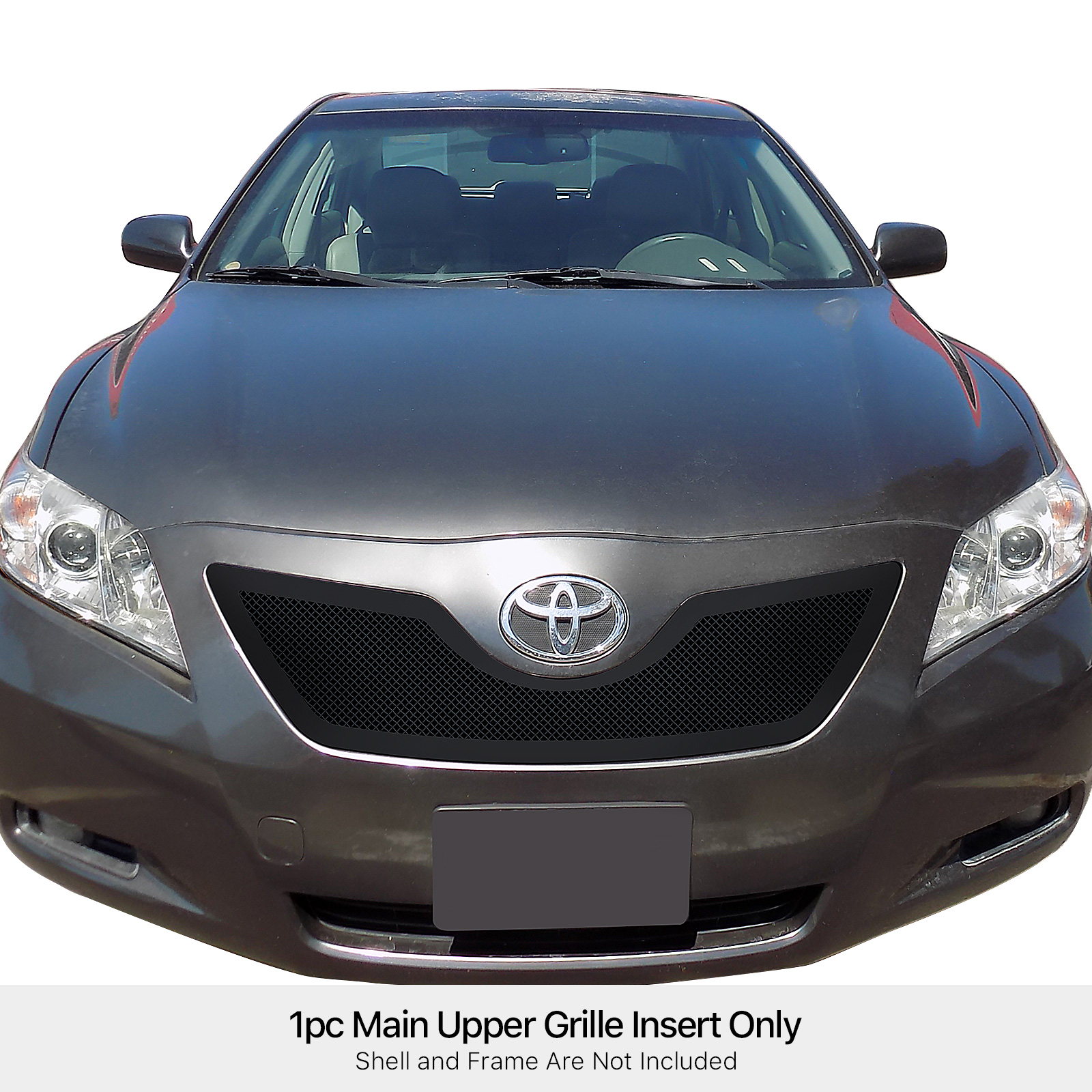 2007-2009 Toyota Camry Main Upper Black Wire Mesh Grille