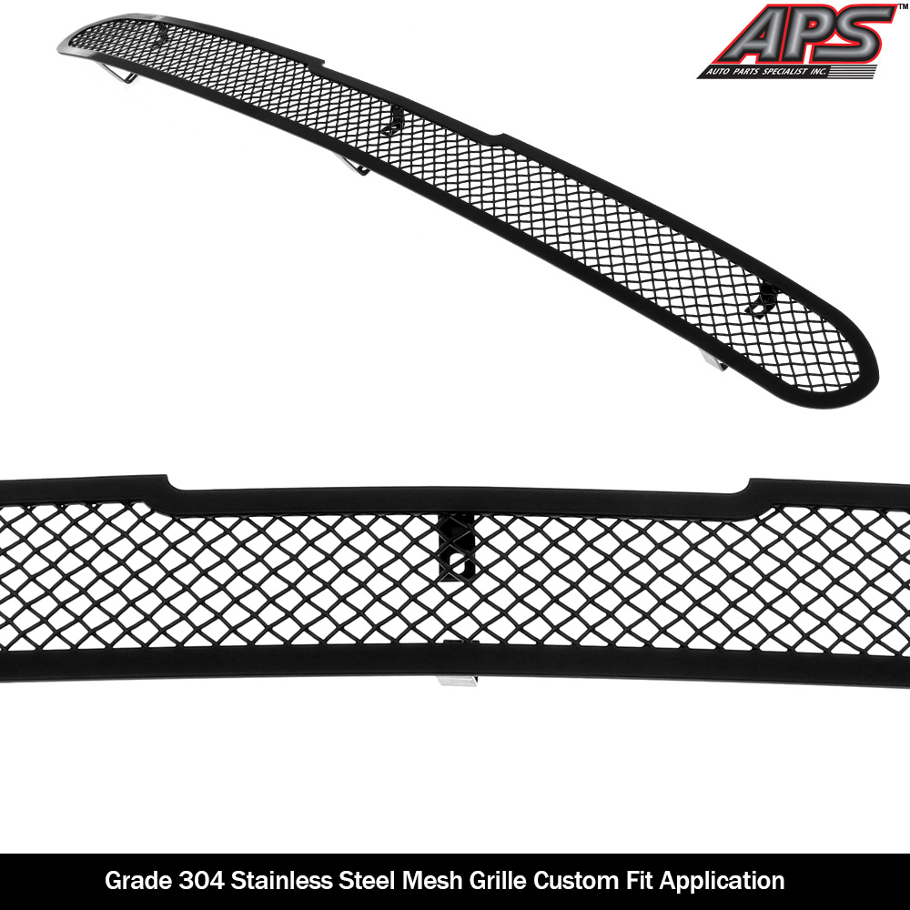 2001-2004 Toyota Tacoma 2WD; Not for Prerunner Lower Bumper Black Wire Mesh Grille