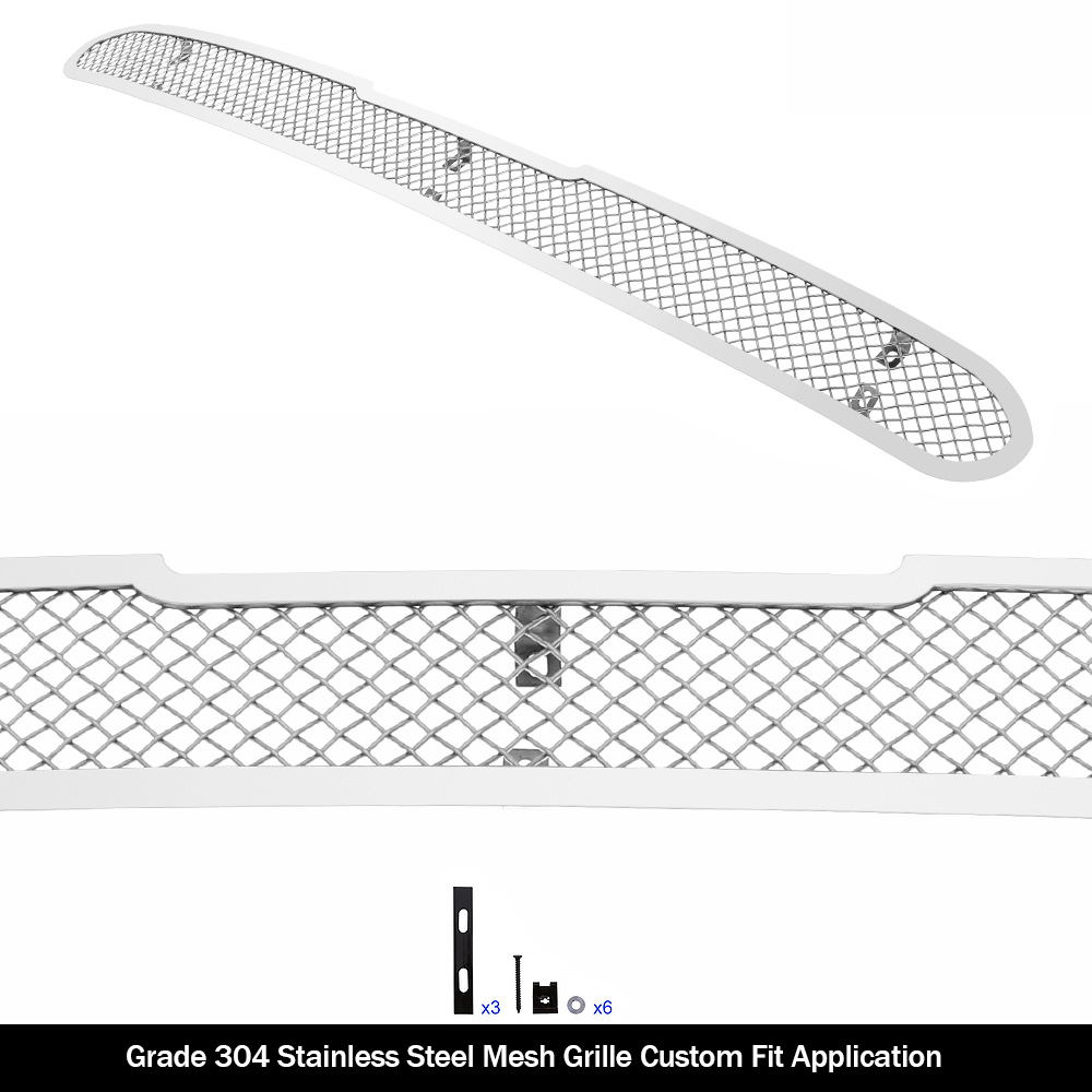2001-2004 Toyota Tacoma 2WD; Not for Prerunner Lower Bumper Wire Mesh Grille